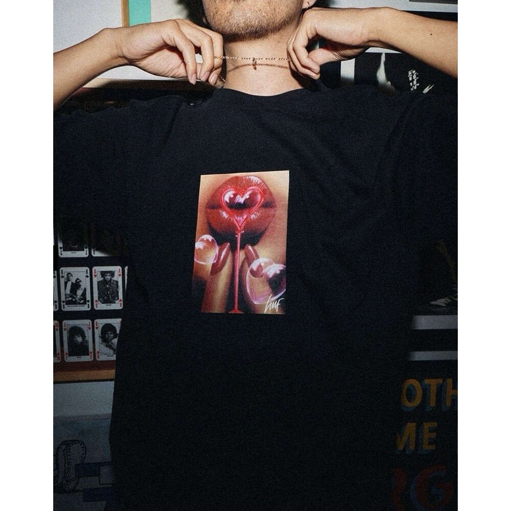 Tricou HUF Bubble Black Tee TShirt NWT Medium M